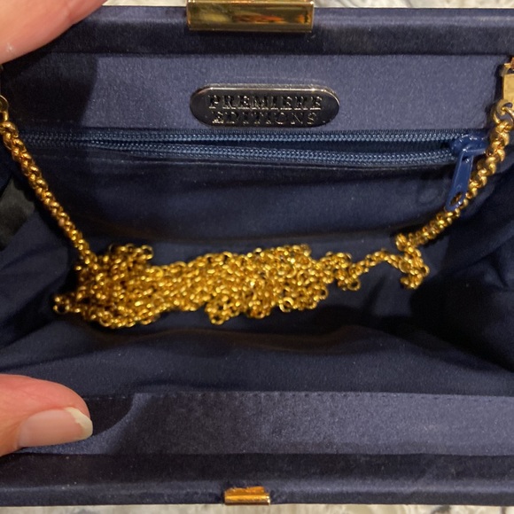 Premier Edition Navy Blue with gold and jeweled closure.   Simple ..just elegant - Picture 4 of 5